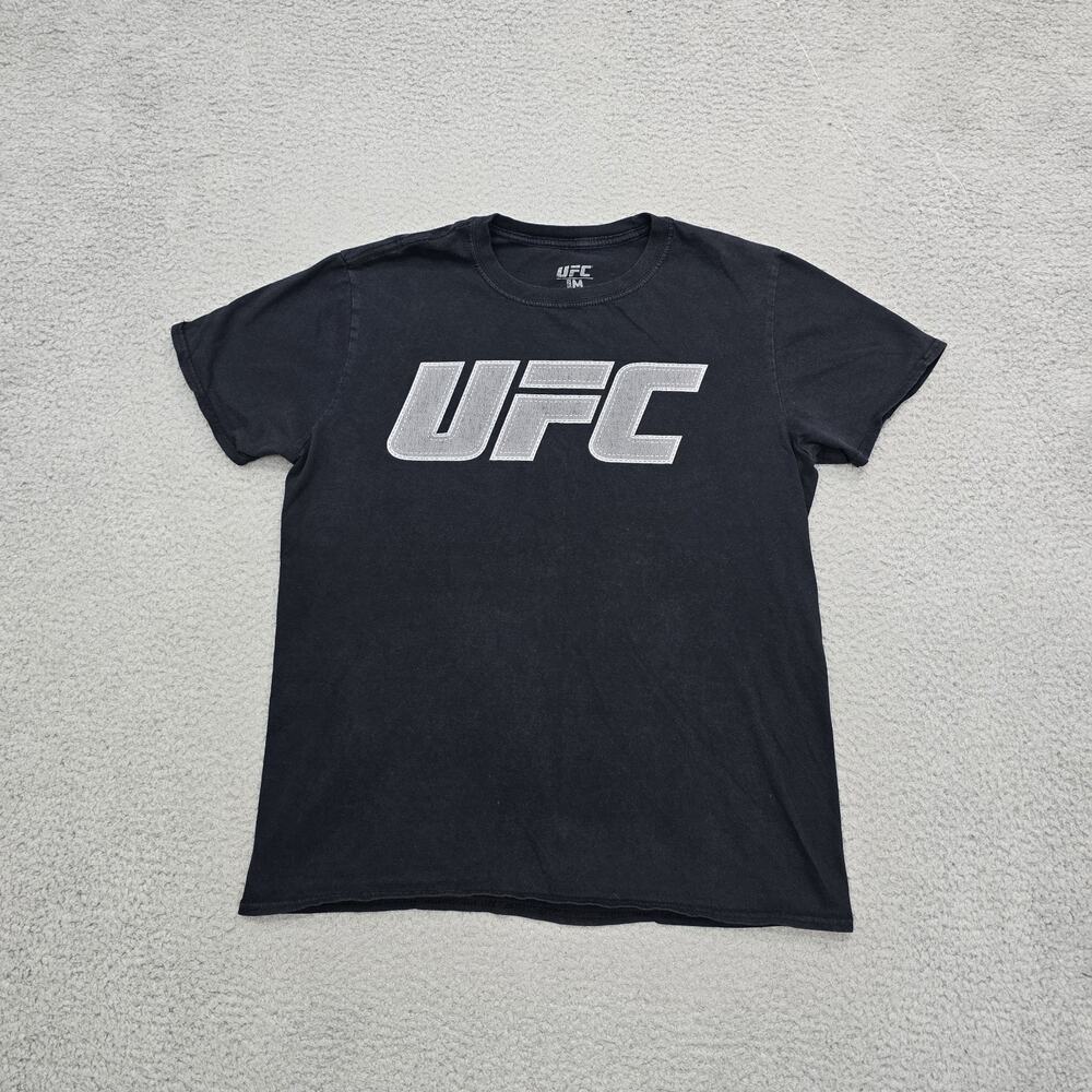 UFC Shirt Mens M Medium Black Short Sleeve Crew Neck Ultimate Fighter MMA Bjj